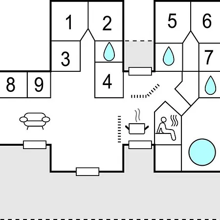 Pet Friendly In Romo With Kitchen Сasa de vacaciones Romo